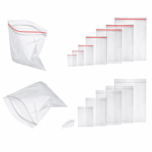 100x druckverschlussbeutel zip - druckverschlussbeutel,